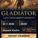 TICHÉ KINO v Bioparku Kladno - GLADIÁTOR - 31.7.2026