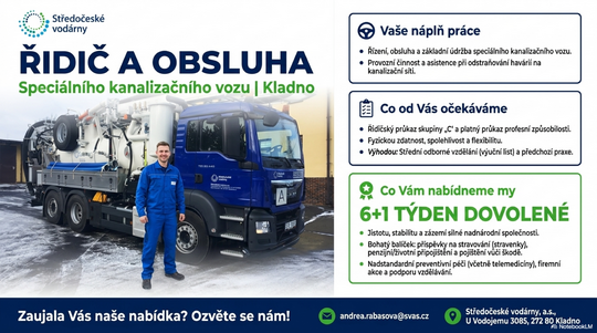 řidič skv kladno 2026