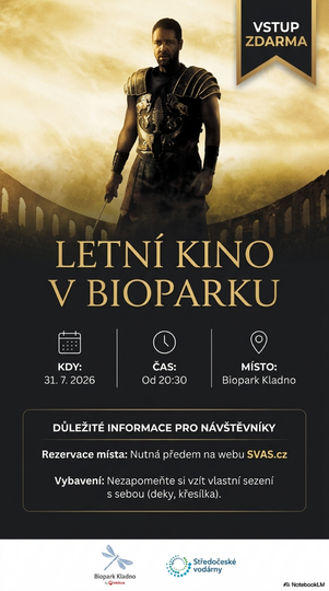 Biopark GLADIÁTOR červenec