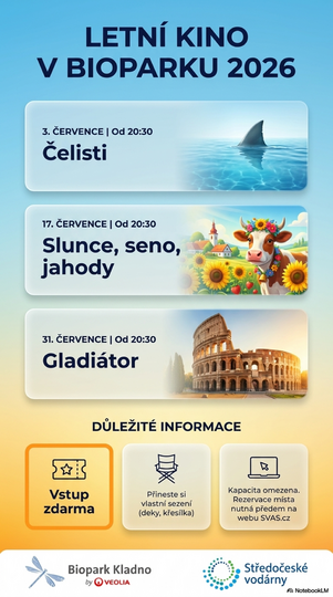 Biopark PROGRAM KINO červenec